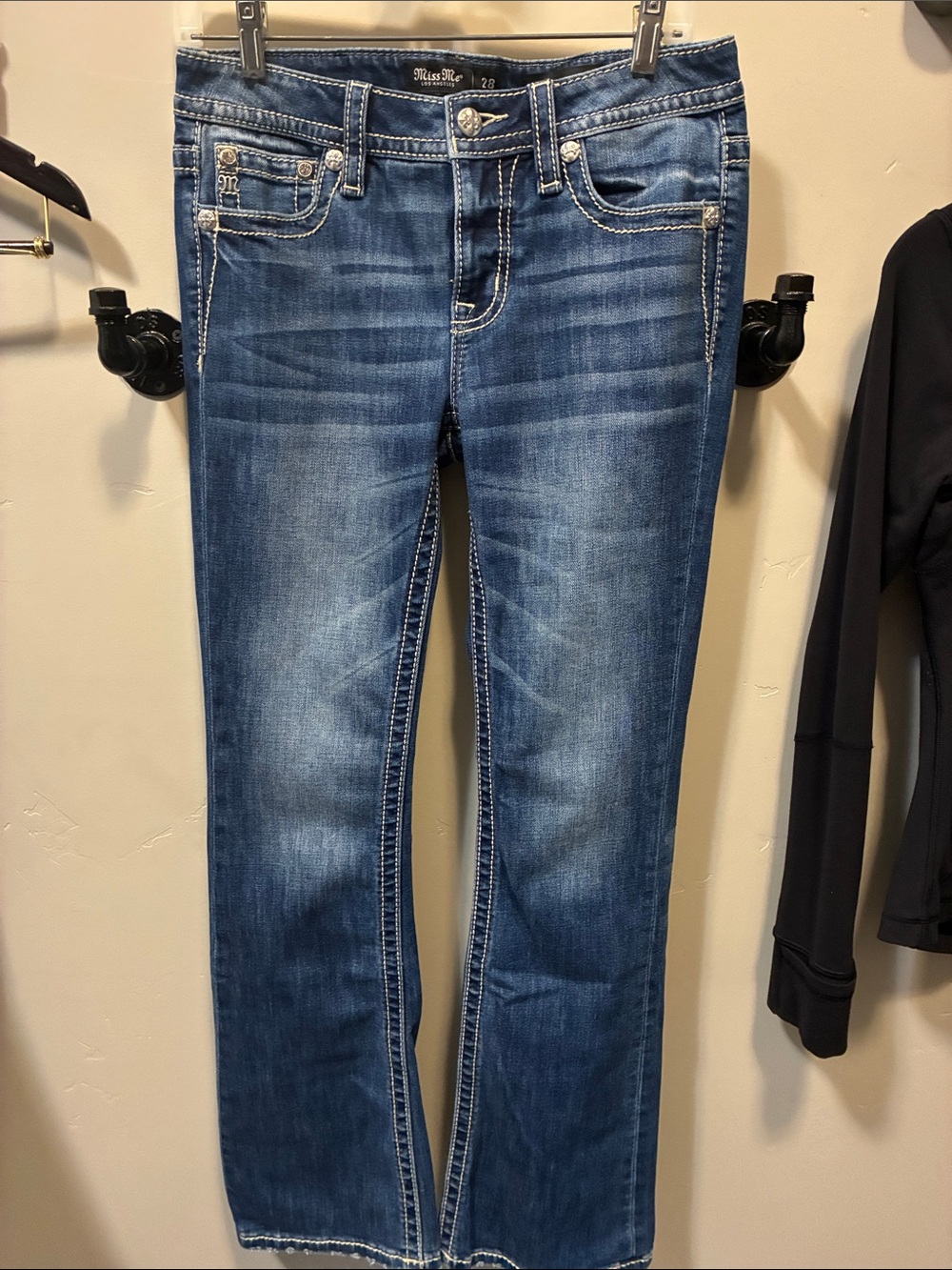 Miss Me Women's Medium Blue Boot Cut Jeans 28x32